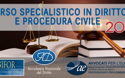 Corso Specialistico in Diritto e Procedura Civile 2017